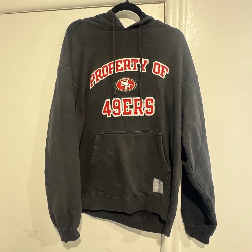 Reebok NFL Gridiron Classic San Francisco 49ers Hoodie Mens Large Black FGIC8032